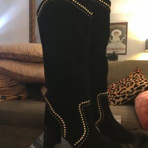 JEFFREY CAMPBELL FREE PEOPLE BLACK BOOTS  REDUCED!